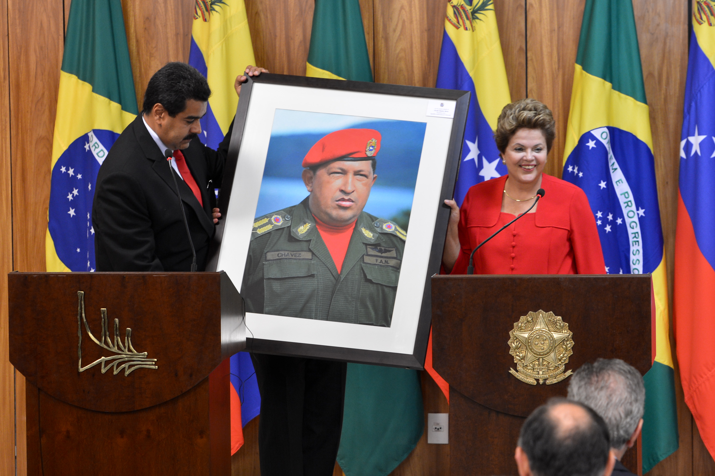 Brazil Maduro Rousseff Chavez