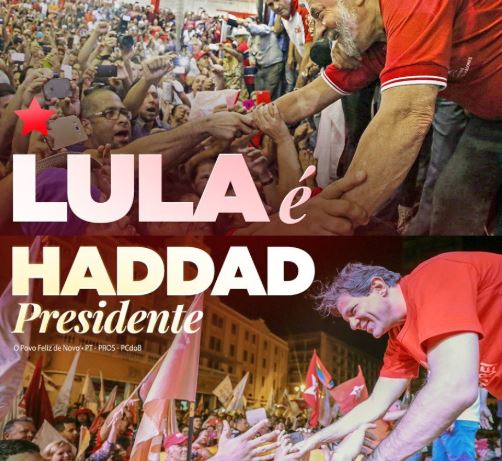 Lula Haddad PT Brazil Elections