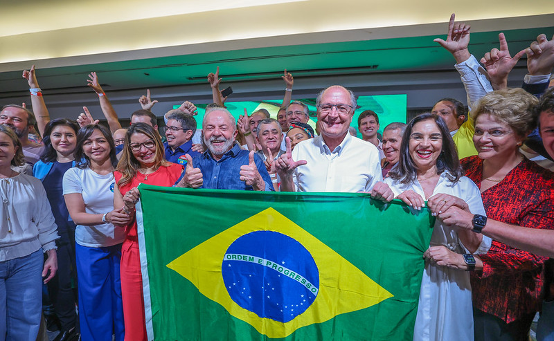 Lula da Silva celebrates victory in Brazil's presidential election / Ricardo Stuckert, Lula's Official Flickr