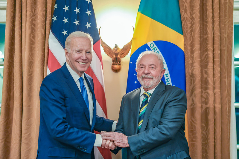 President Lula meets with US President Joe Biden at the White House (Ricardo Stuckert/Presidency of Brazil courtesy)