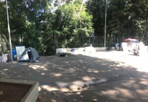 Homeless tents in front of Trianon Masp Park (Thiago Alves/Brazil Reports)