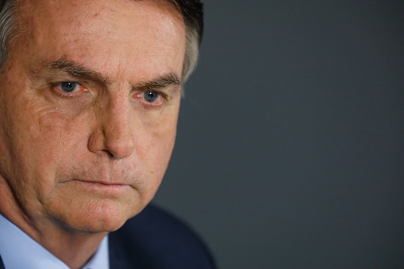 Statement by the former Brazilin President, Jair Bolsonaro on the National Radio and Television Network, in 2020 (Isac Nóbrega / Presidency of Brazil courtesy)