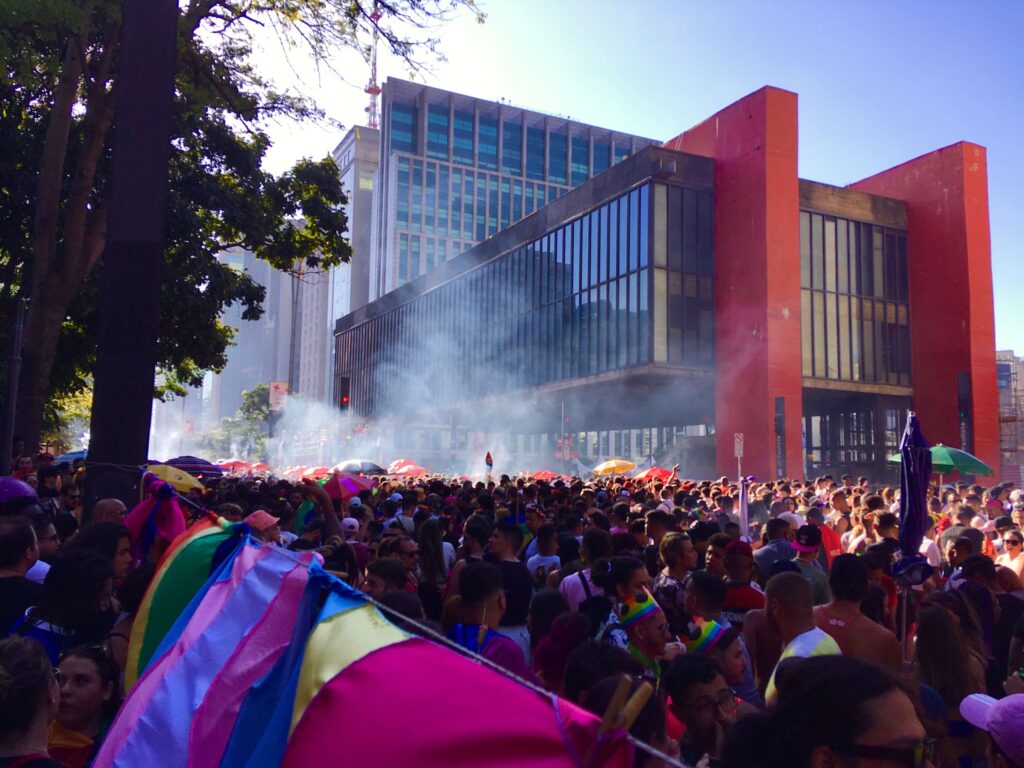 LGBT+ pride parade on Avenida Paulista, in São Paulo (Thiago Alves/Brazil Reports)