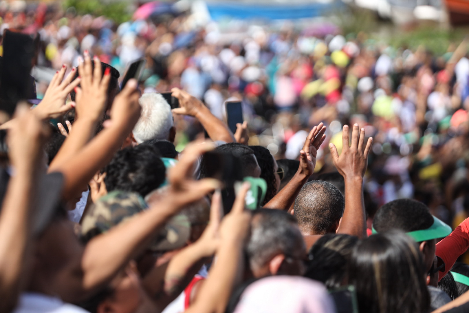 Catholic celebration of the Candle of Our Lady of Nazareth, in Belém, in 2022 (Pedro Guerreiro Courtesy of Agência Pará)