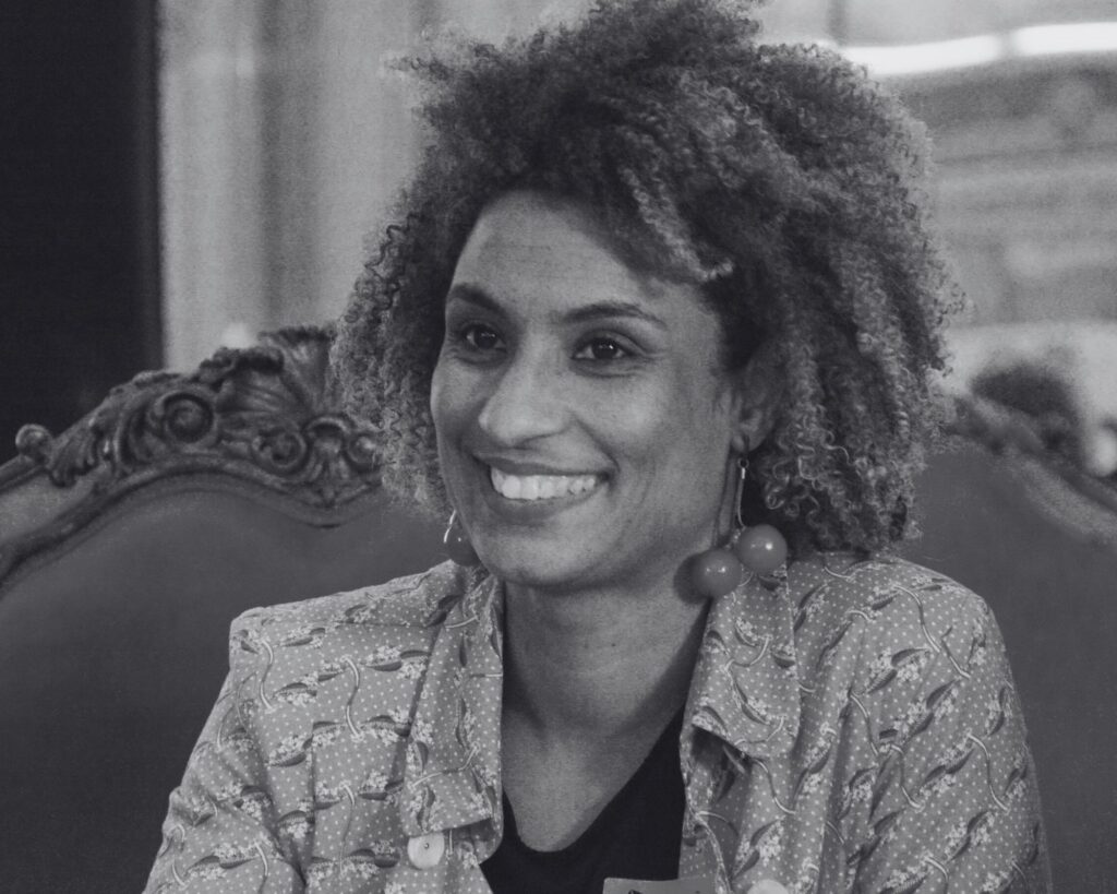 Marielle Franco in Rio de Janeiro Chamber of Councilors in 2017 (courtesy of Mário Vasconcellos/CMRJ)