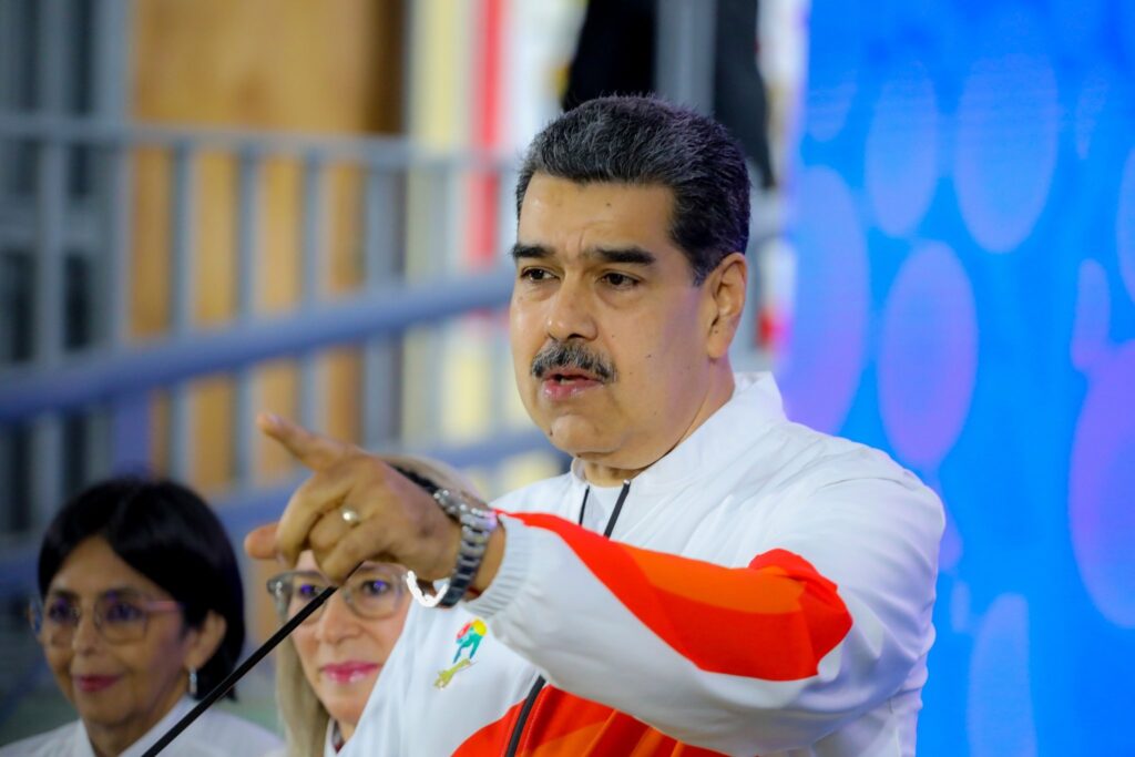 President of Venezuela Nicolas Maduro during referendum on Sunday (4) (Courtesy Government of Venezuela)